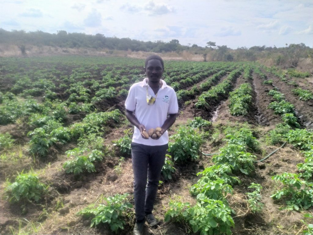 Jovem agricultor de Barué recebe prémio de bom desempenho