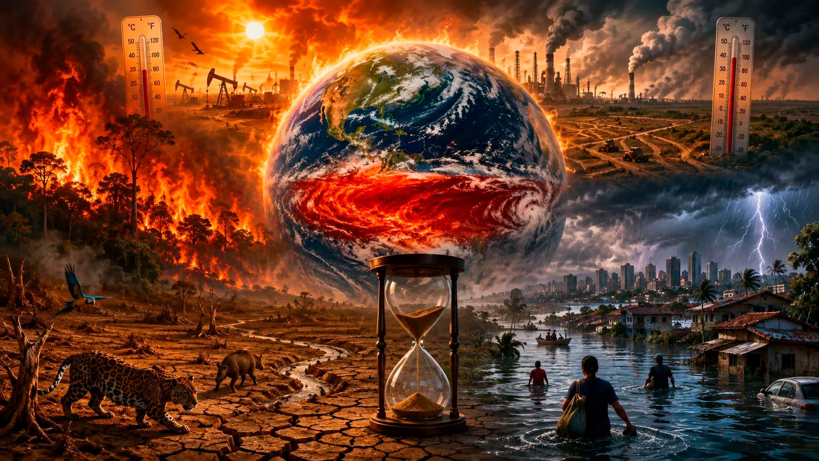 Super El Niño Pode Agravar Crise Alimentar, Escassez De Água E Incêndios Florestais À Escala Global