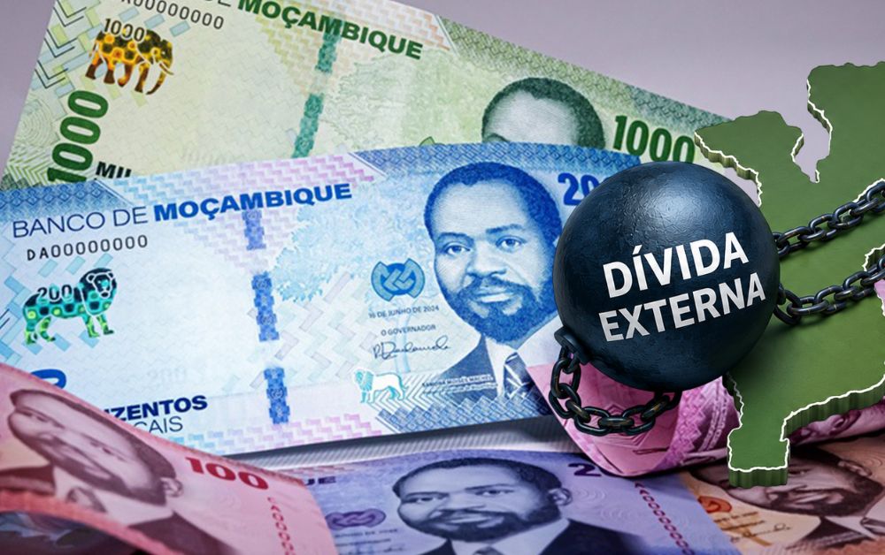 Dívida Externa Cai 7,5%, Mas Stock Total Sobe Para 1,1 Bilião de Meticais