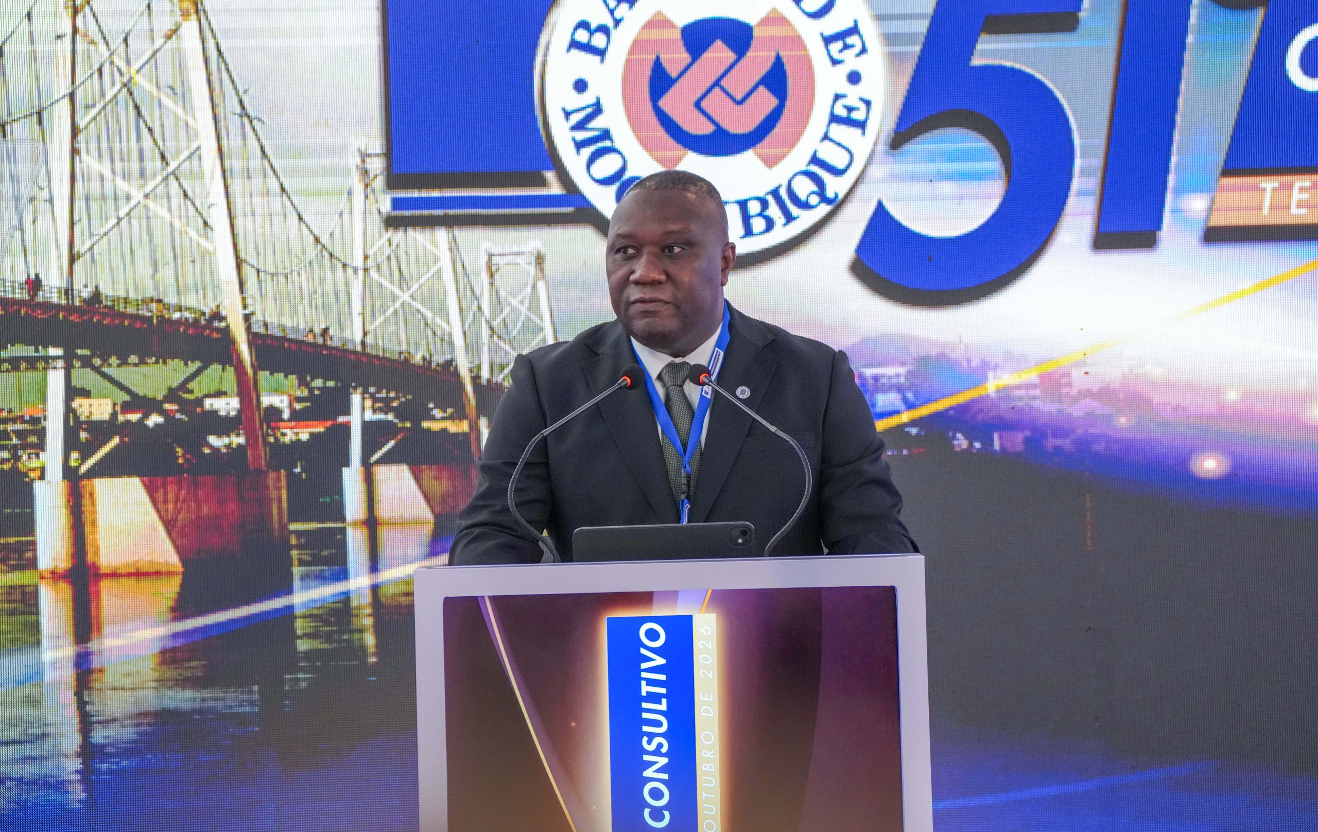 Felisberto Dinis Navalha na abertura do 51.º Conselho Consultivo do Banco de Moçambique