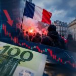 Euro Cai Para US$ 1,1225 Com Violência em França e Risco Fiscal a Inquietar Investidores