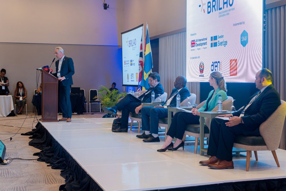 Cerimónia de encerramento do Programa BRILHO, a 16 de Outubro, em Maputo.