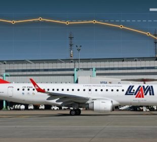 Avião da LAM e queda de 14% nos passageiros