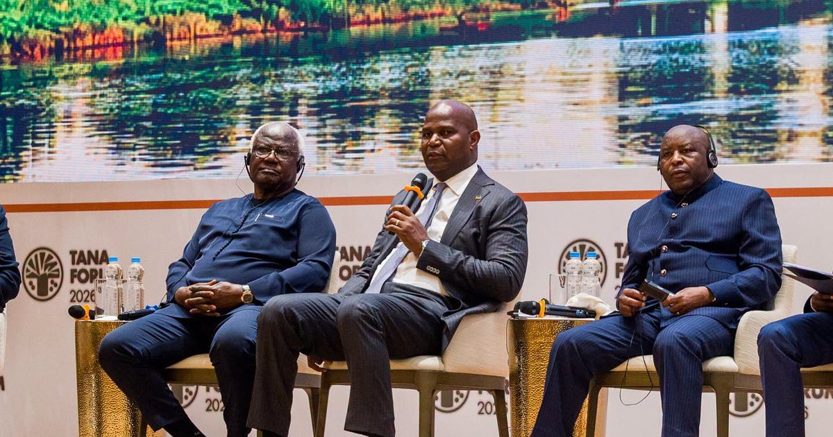 Daniel Chapo intervém num painel do Fórum de Tana, em Bahir Dar