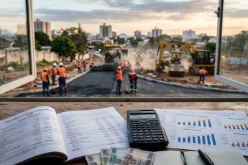 Documentos do Orçamento do Estado e obra de reabilitação de estrada